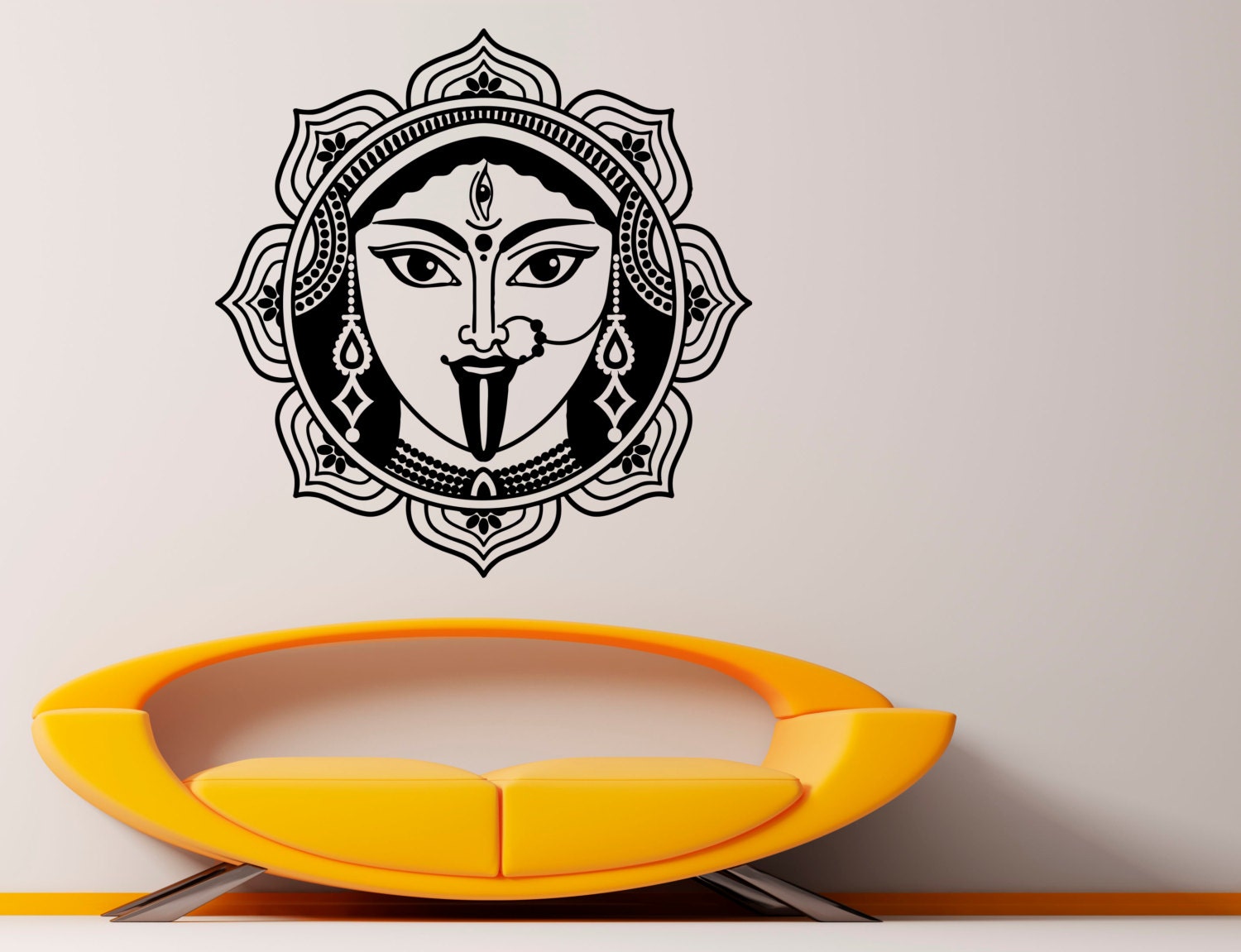 Shiva Wall Vinyl Decal Sticker Hinduism Indian Religion God Etsy