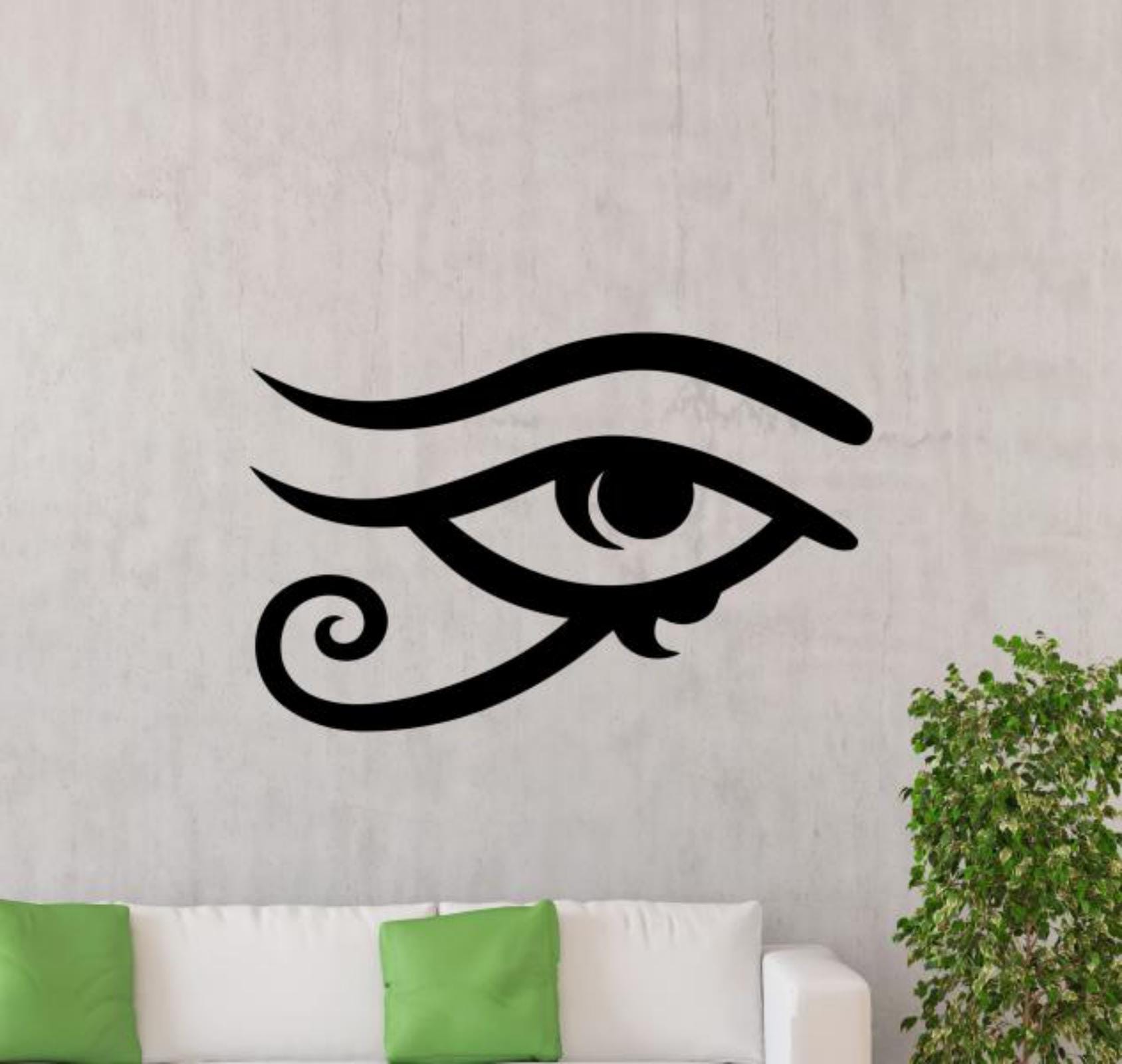 Eye of Horus Wall Decal Vinyl Sticker Ancient Egyptian Symbol Murals ...