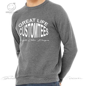 Custom Text T-Shirt or Sweatshirt: Personalized design