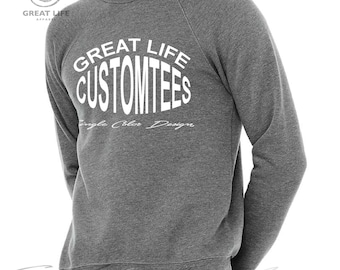 Custom Text T-Shirt or Sweatshirt: Personalized design