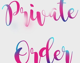 Private Order for Kathryn - To Do List - Black Shirts