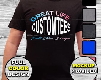 Personalized Writing T-shirt, Custom Logo Shirt