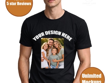 Personalized Photo T-Shirt – Custom Image or Text Graphic Tee