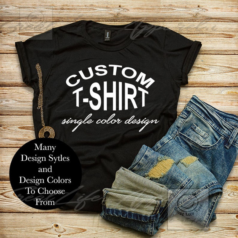 custom t shirts etsy