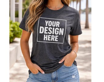 Photo Custom T-shirt, Custom Text Tee, Personalized Gift shirts