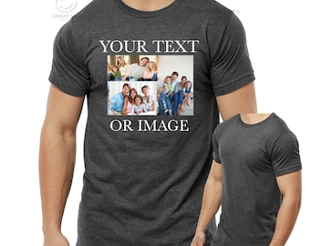 Custom Photo & Text Shirt: Personalized design