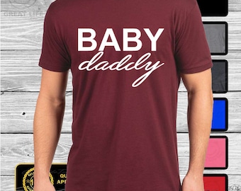 Baby Daddy Tshirt, Husband, Father, Dad T-shirt, Gifts for Dad ANNOUNCEMENT T-shirts