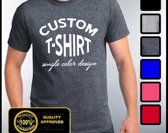 Custom T-shirt, Mens Custom Shirt, Personalized T-shirts, Customized Apparel, Custom Tees