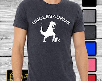 Unclesaurus Rex T-Shirt: Funny Uncle Dinosaur Graphic tee