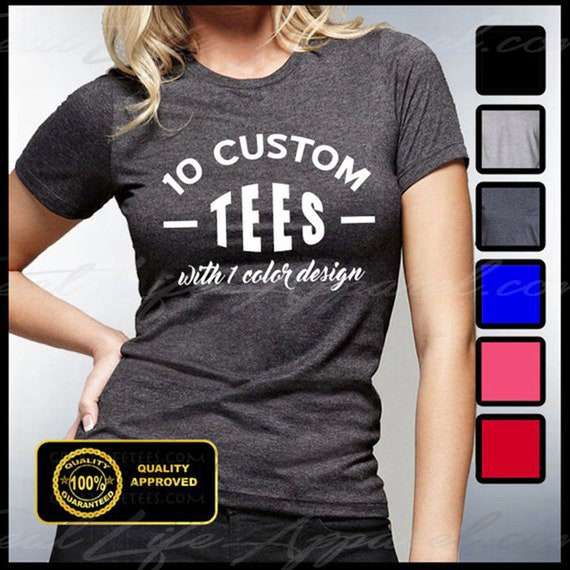 CUSTOM TSHIRTS Personalized Shirts Custom Women's Etsy