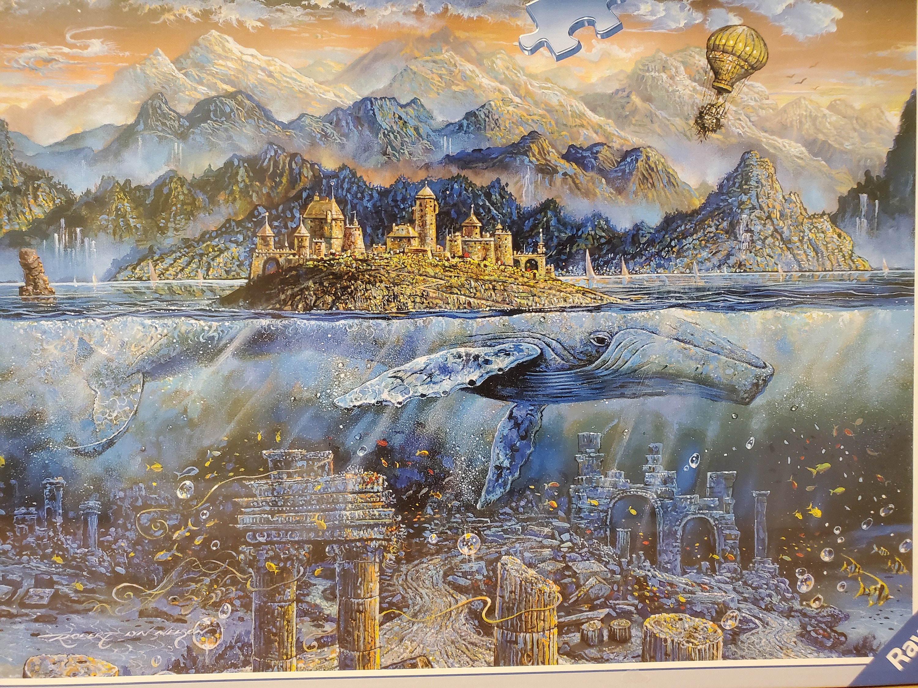 Ravensburger Wisdom Whale 2000 Piece Rompecabezas: Nuevo - Etsy México