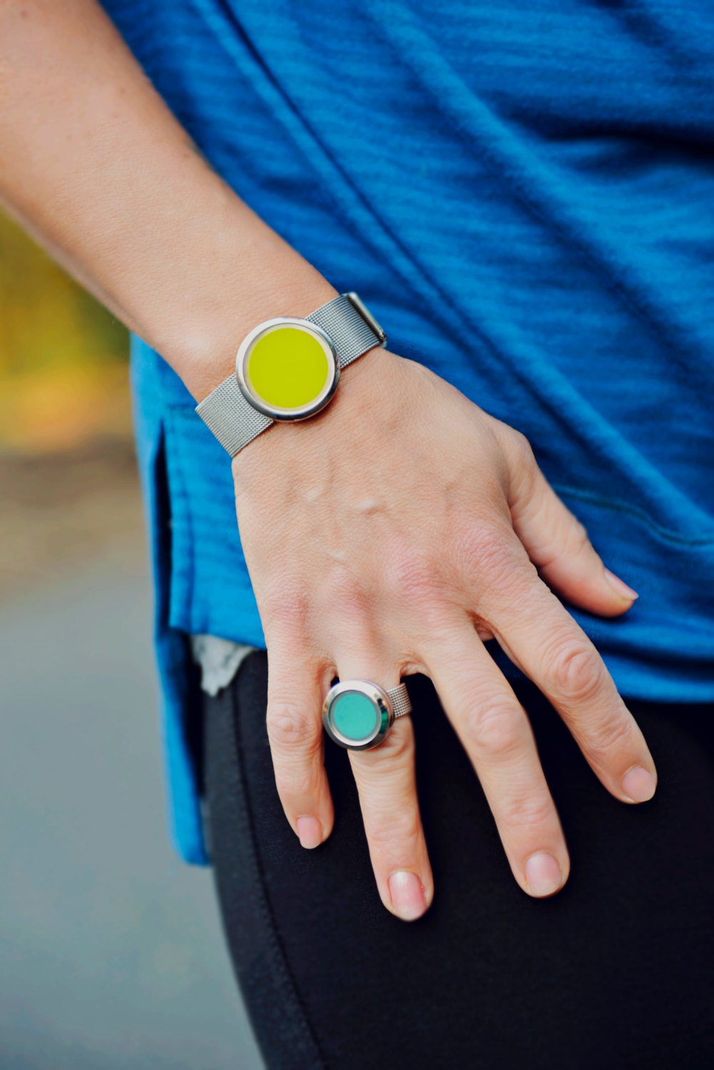 Modern lip balm locket rings Etsy