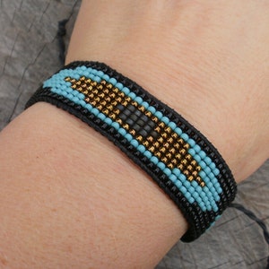 native Bracelet, bead loom Bracelet, Beaded bracelet, SEED BEAD bracelet, BEADED cuff boho bracelet american Beadwork aztec style