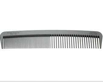 Model No. 6 Carbon Fiber comb, Smooth, Anti-Static, Heat-Resistant, Made in USA