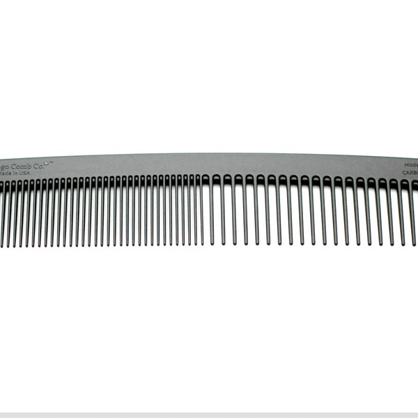 Model No. 6 Carbon Fiber comb, Smooth, Anti-Static, Heat-Resistant, Made in USA