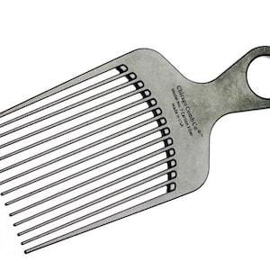 Model No. 7 Carbon Fiber detangling, lift & pick comb, Made in USA