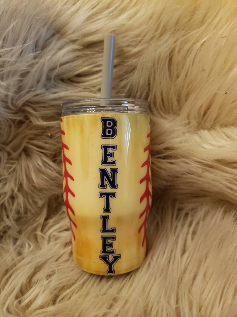 Dirty Baseball Tumbler Baseball Tumbler Kids Tumbler Kids Etsy