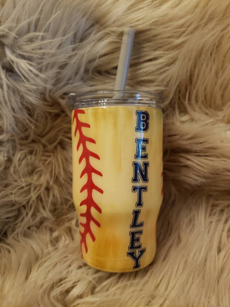 Dirty Baseball Tumbler Baseball Tumbler Kids Tumbler Kids Etsy