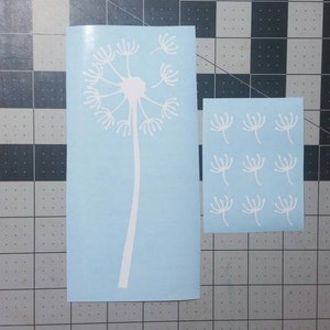 Vinylsticker paardebloem | Raamstickers | Laptopstickers | Sticker | Stickers | Sticker beker | Doe-het-zelf