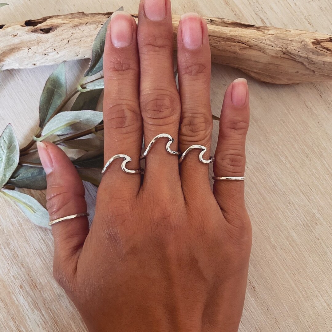 Wave Ring - Etsy