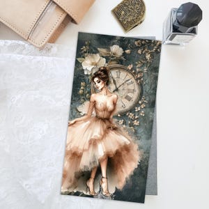 The Gilded Moment Printed Cover Dashboard for Traveler’s Notebook – Standard Size | Journal Decor | TN Planner Accessory D116