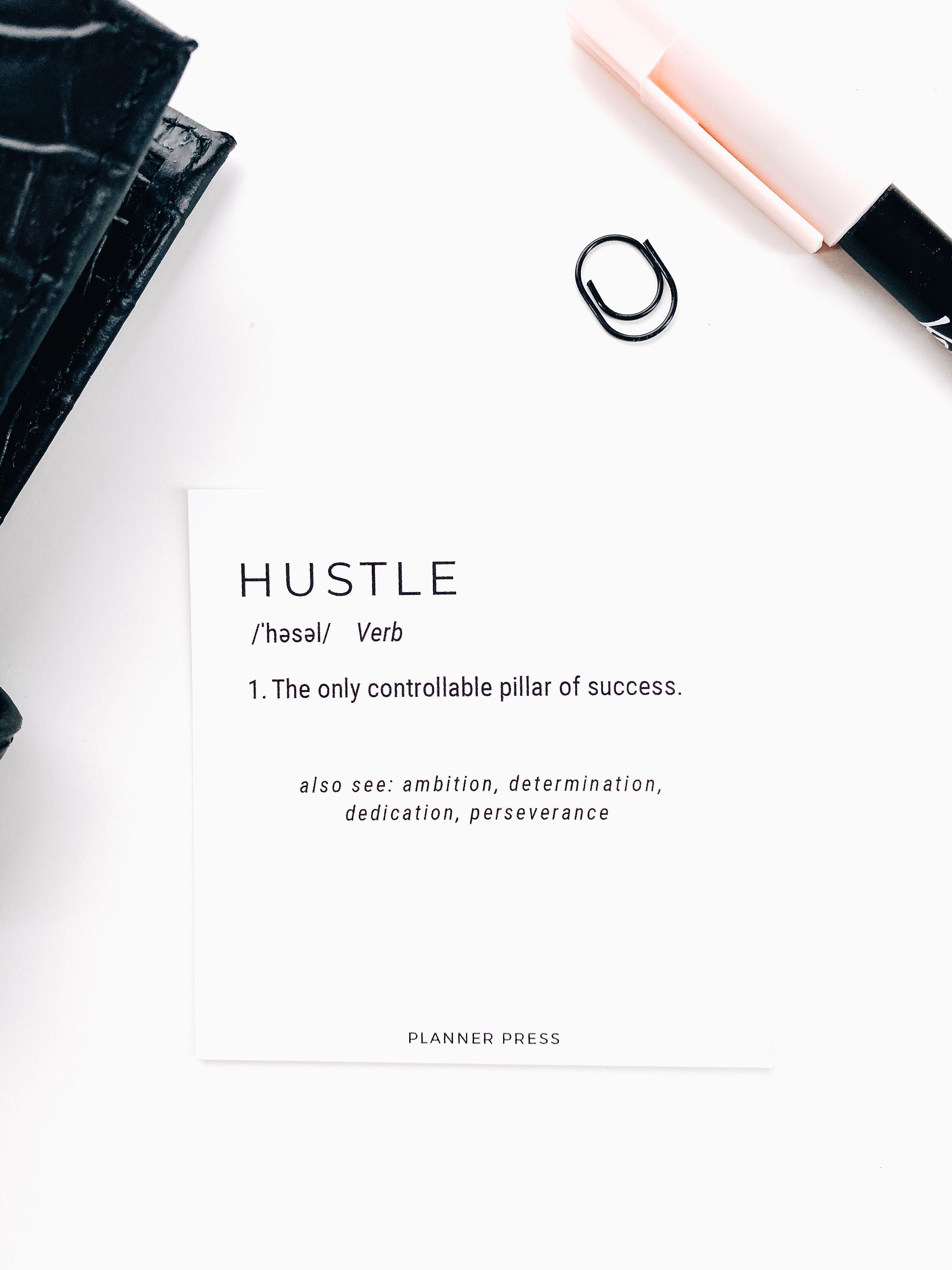 3x3 Planner Card The definition of perseverance 3x3 Planner Card The definition of perseverance
