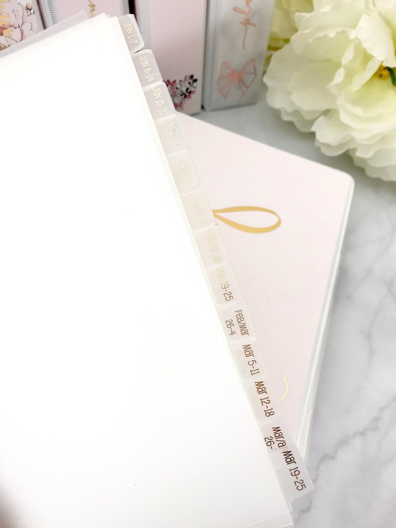 Stickers Mini Binder Sticker Organizer Dividers Tab Sticker Etsy