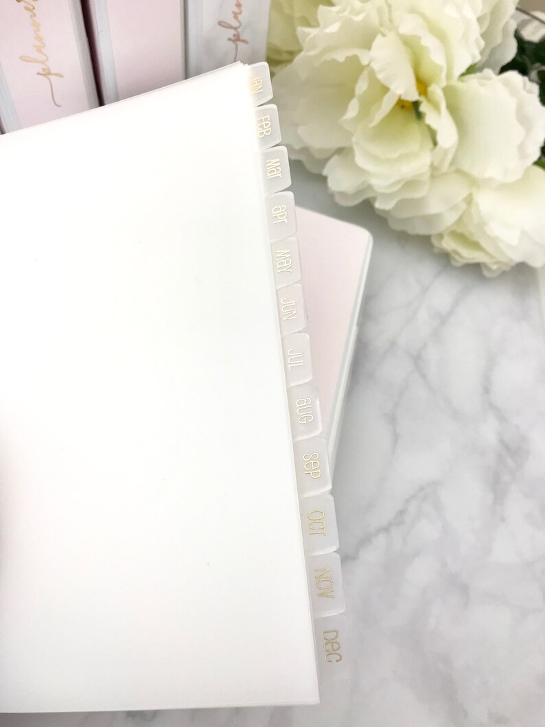 Stickers Mini Binder Sticker Organizer Dividers Tab Sticker Etsy