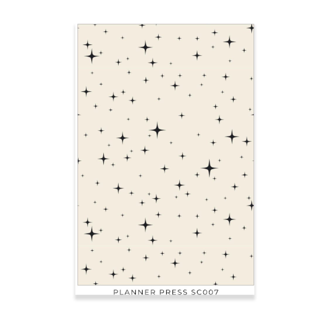 Side Page Pattern Sticker Comfy Spring β Full Page Pattern Sticker Sheet | Tearable Washi ...