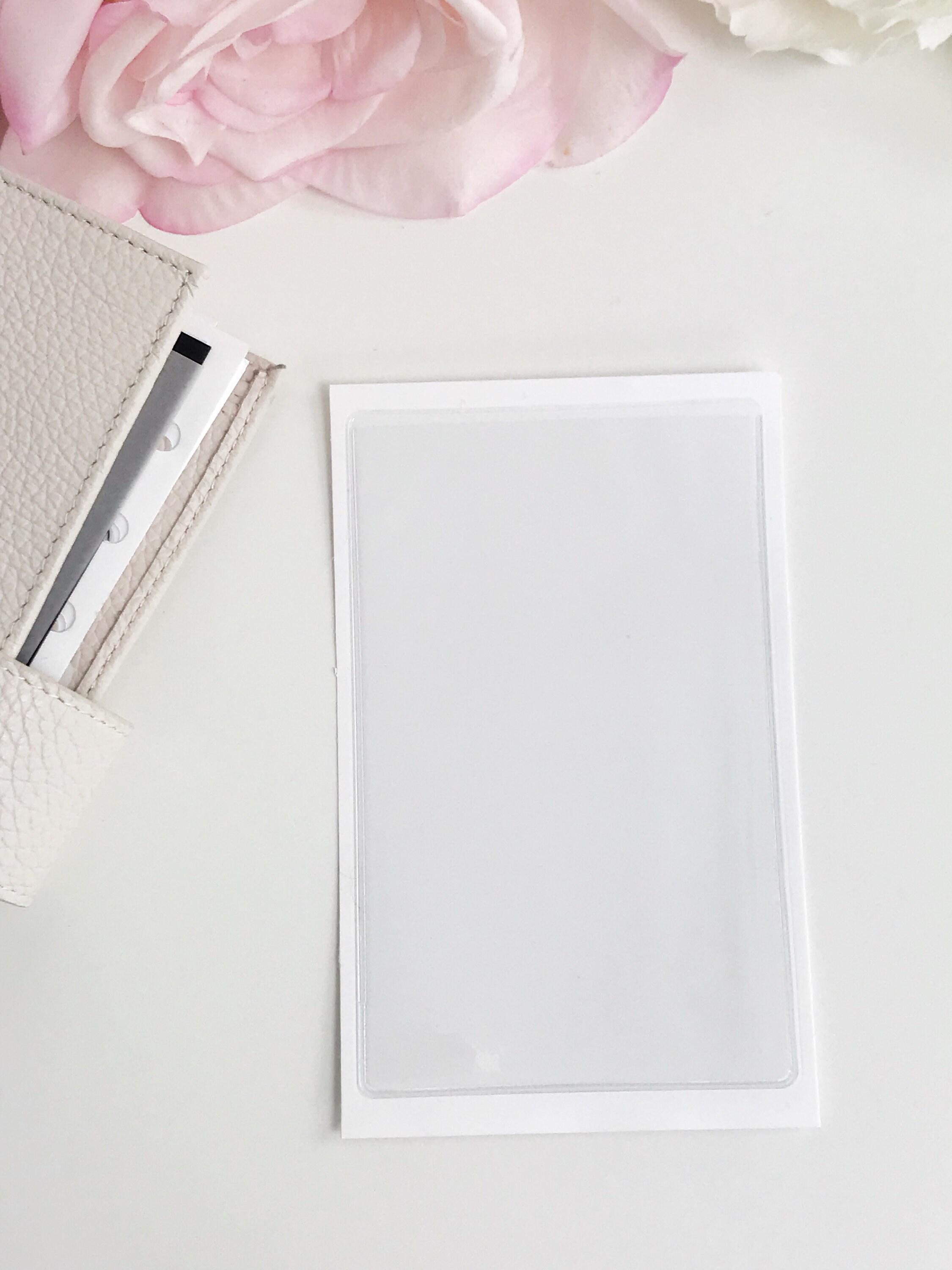 005 Adhesive Vinyl Pockets For TN's & Ringbound Planners
