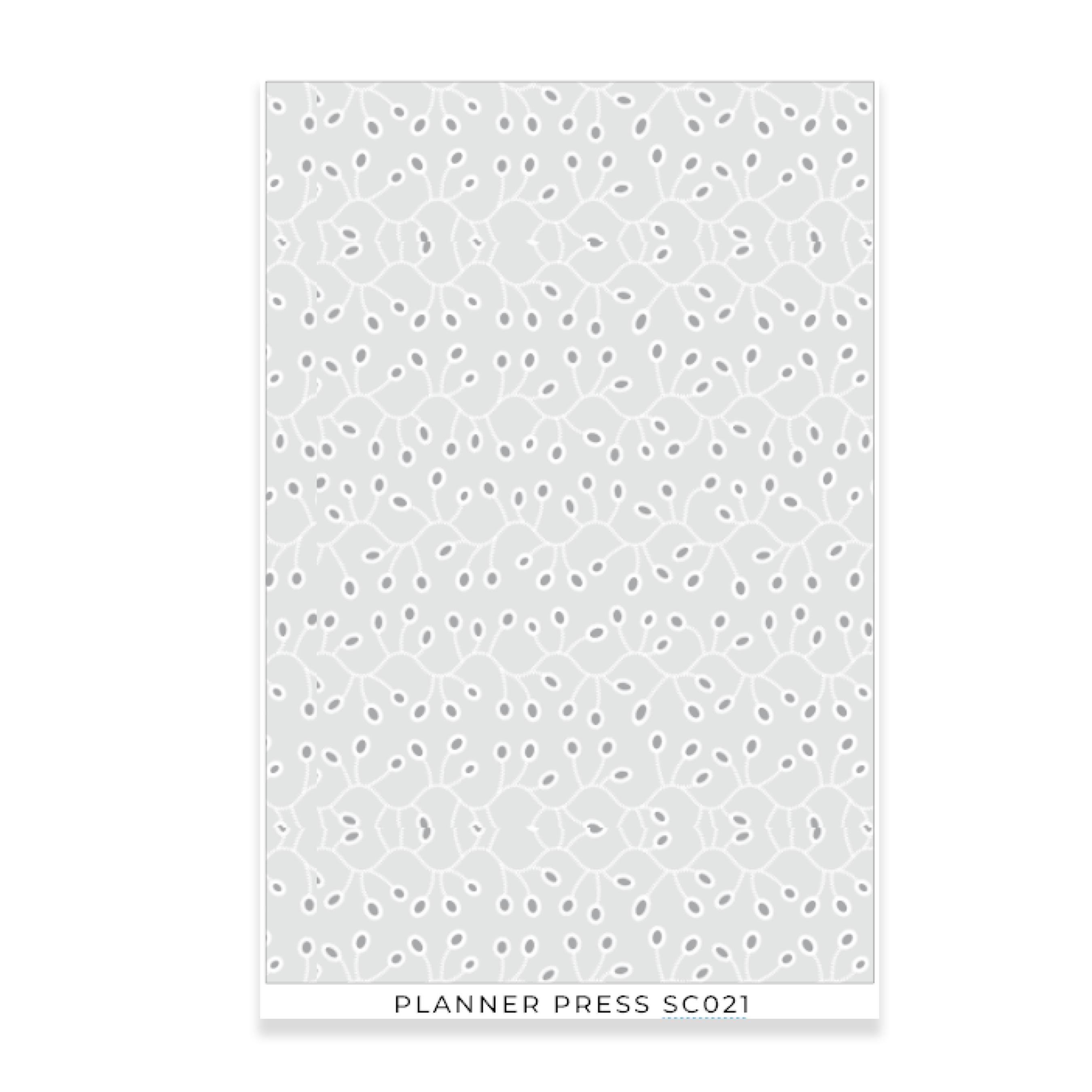 Comfy Spring – Full Page Eyelet Sticker Sheet | Tearable Washi Stickers ...