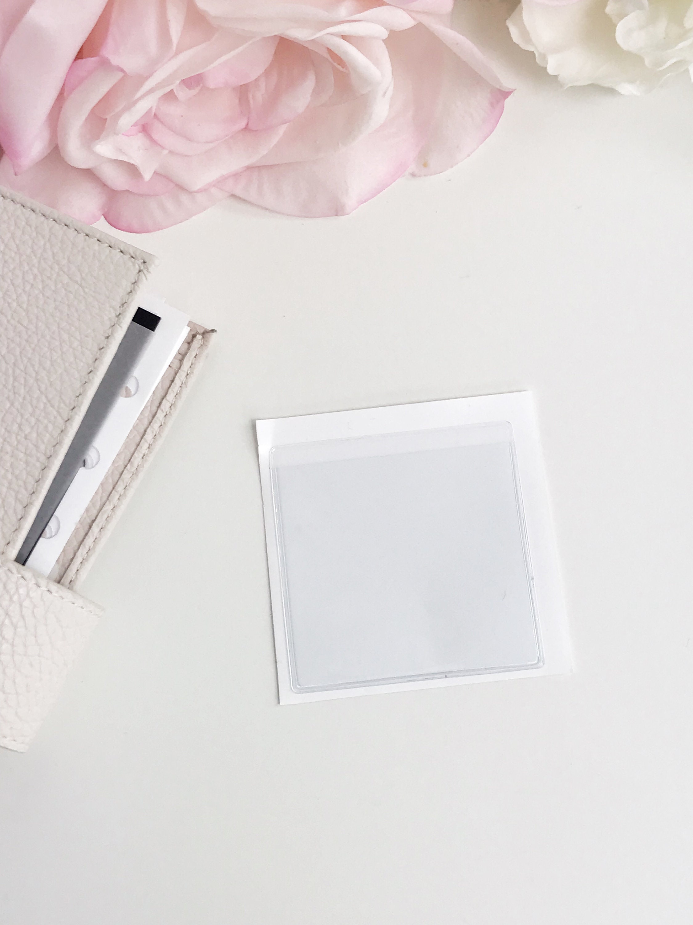 006 Adhesive Vinyl Pockets For TN's & Ringbound Planners