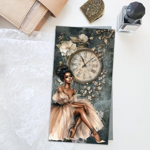 The Gilded Moment Printed Cover Dashboard for Traveler’s Notebook – Standard Size | Journal Decor | TN Planner Accessory D117