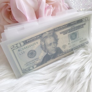 Cash Envelope Box Acrylic CashBox, Budget, Cash Stuffing Custom Box–  Planner Press