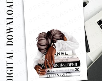 Pocket Ringbound Fashion is Exhausting Planner Digital Dashboard Download