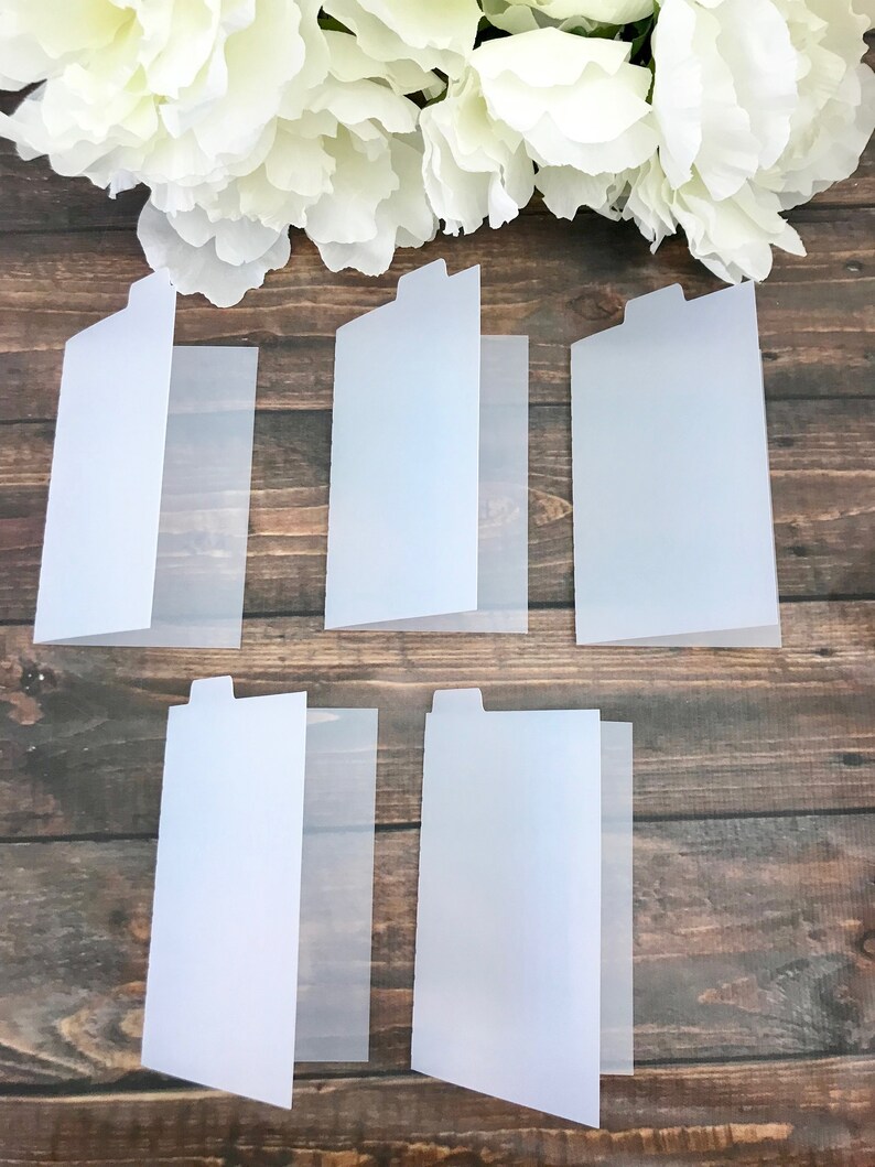 Top Tab Pocket TN Divider Tabs Modular System