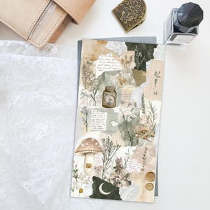 Wild Meadows Printed Cover Dashboard for Traveler’s Notebook – Standard Size | Journal Decor | TN Planner Accessory D110