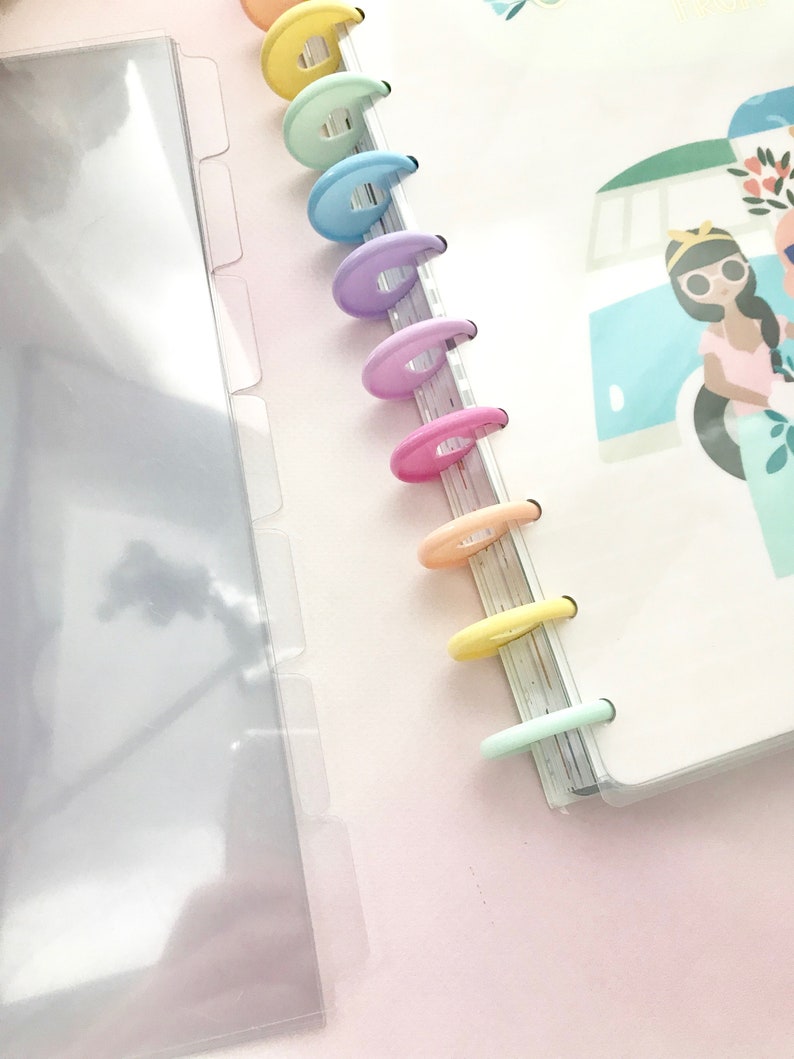 Happy Planner BIG Side Tab Clear Plastic Dividers Etsy