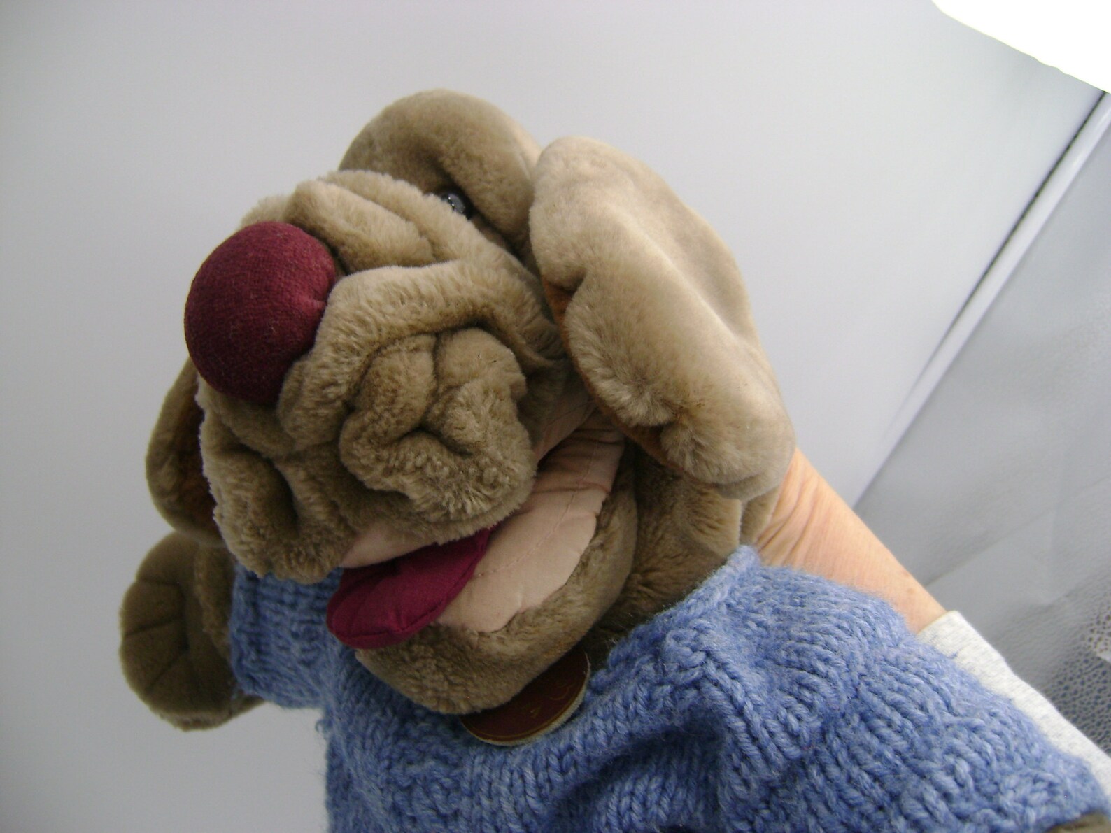 Vintage RARE TALKING Wrinkles Dog Puppet 1981 by Ganz Bros Etsy Australia