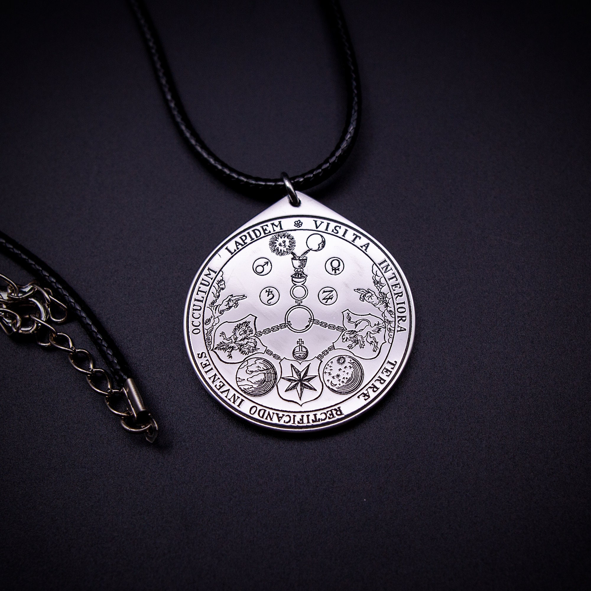 Alchemy Guild Insignia V.I.T.R.I.O.L. Philosopher Stone seal | Etsy