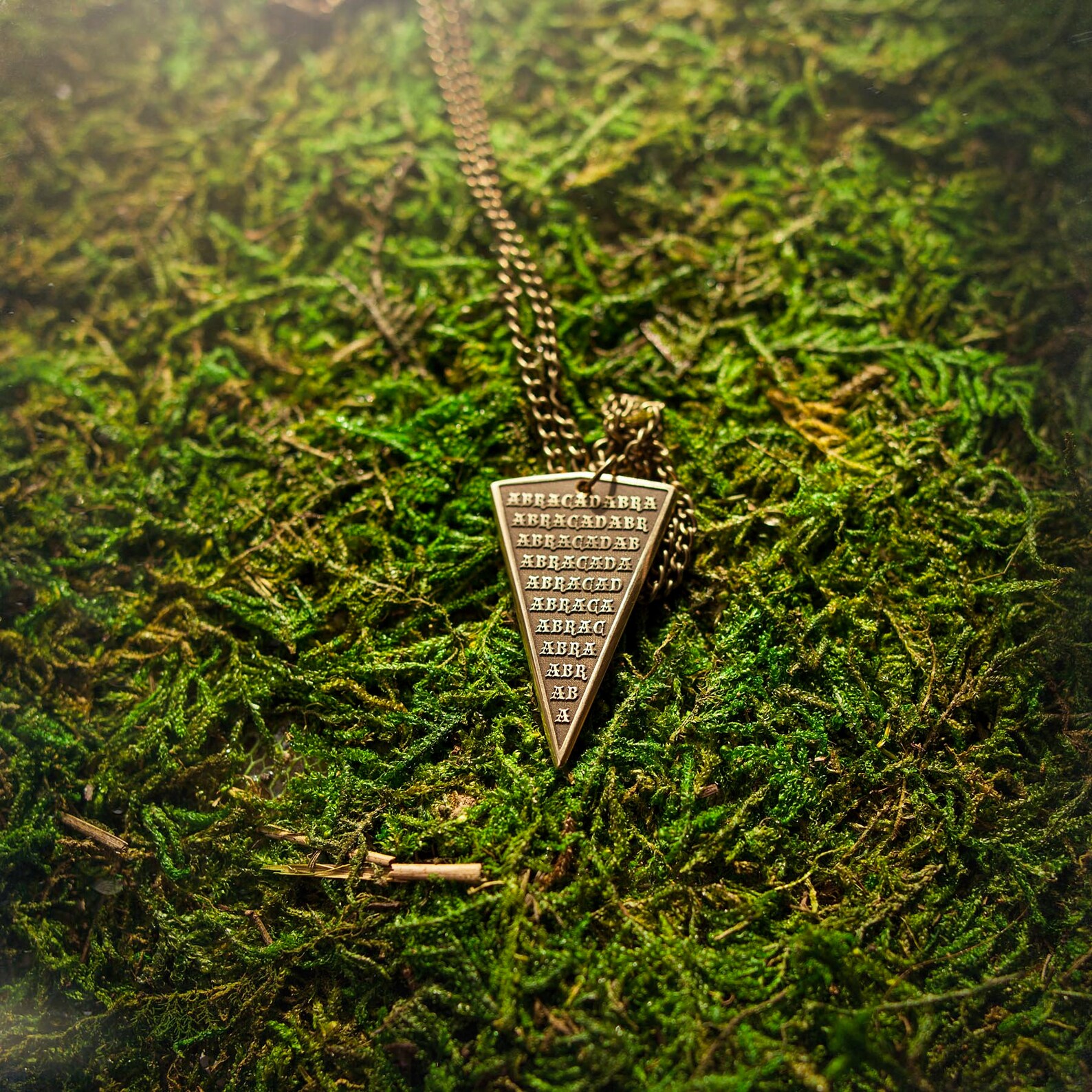 Abracadabra Arrow Point mystical kabbalah amulet Abraxas Etsy
