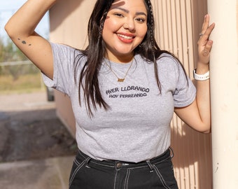 Perreando Tee - Latina Tee - Latina Style - Latina Owned - embroidery