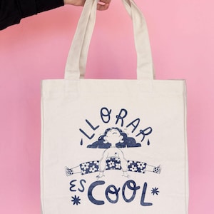 Aurora Tote Bag - Crying Is Cool - Llorar Es Cool - Latina Tote Bag - Latina Power - Latina Business - Latina Owned - 100% Cotton Tote Bag