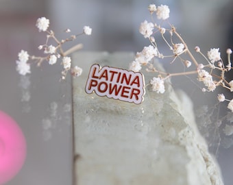 Latina Enamel Pin - Latina Power - Feminist Pin - Latinx - Latina Pins - Latina Pride - Stocking Stuffer - Latina - Chingona Pin - Pins