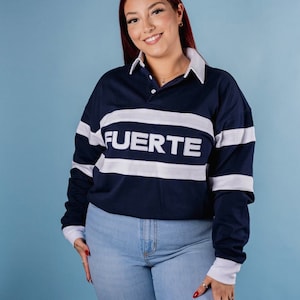 Fuerte Polo - Back To School Outfit - Rugby Polo - Fuerte Rugby Polo - Latina Owned Brand - Latina Outfit - Latina - Fuerte af - Fuerte