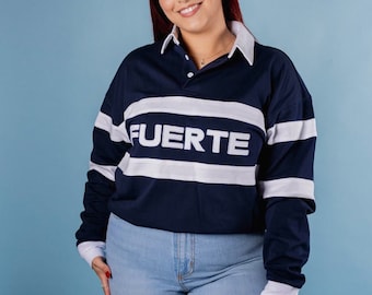 Fuerte Polo - Back To School Outfit - Rugby Polo - Fuerte Rugby Polo - Latina Owned Brand - Latina Outfit - Latina - Fuerte af - Fuerte