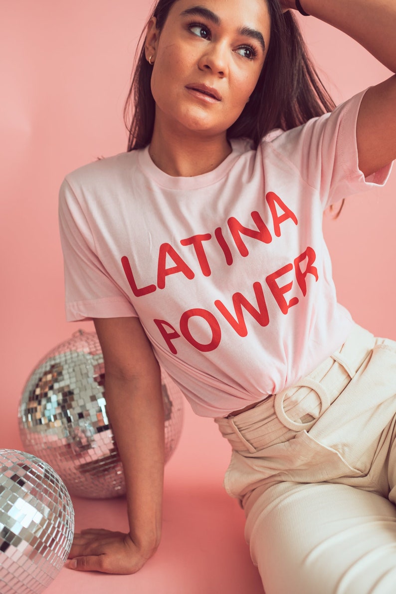 Original Latina Power Shirt Latina Shirt Girl Power Shirt Feminist T-shirt Women Empowerment Feminist Shirt Feminism Latina image 2