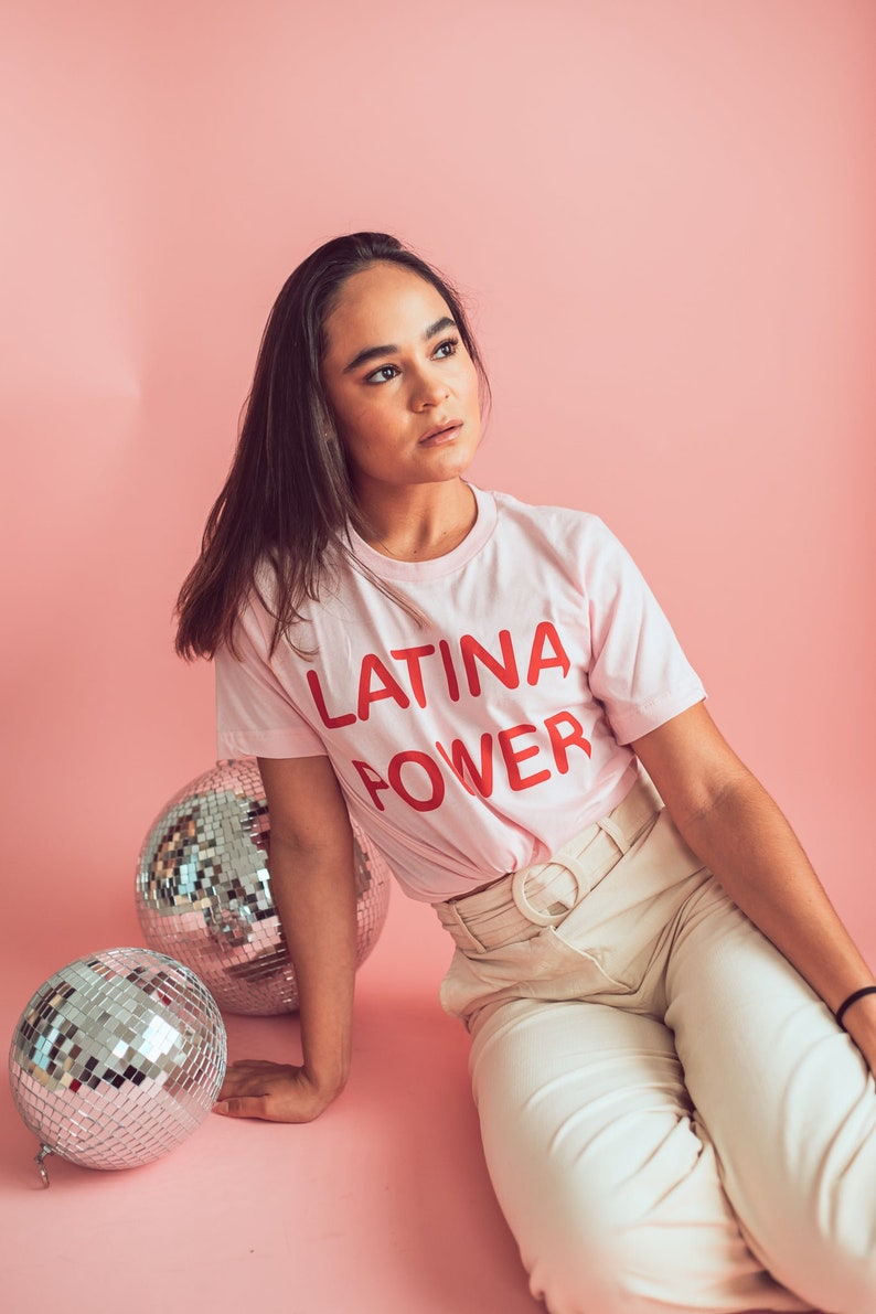 Original Latina Power Shirt Latina Shirt Girl Power Shirt Feminist T-shirt Women Empowerment Feminist Shirt Feminism Latina image 1