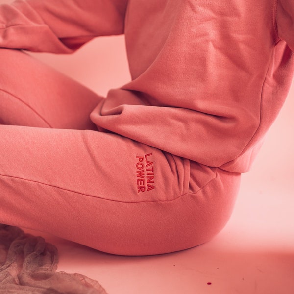 Pink Latina Power Sweatpants - Latina Power Sweatpants - Latina Sweatshirt - Latina Power - Latina Owned Shops - Latina Business