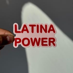 Latina Power Sticker - Latina Sticker - Latina - Latina Pride - Laptop Stickers - Car Stickers - Car Stickers for Girls - iPhone Sticker